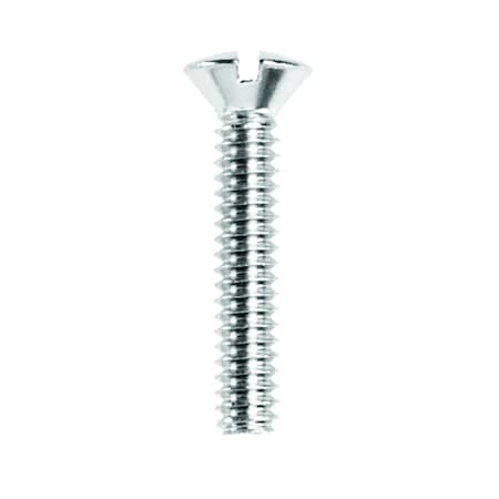 Danco Danco No. 10-24 X 1 in. L Slotted Oval Head Chrome-Plated Brass Faucet Handle Screw 1 pk 35654B